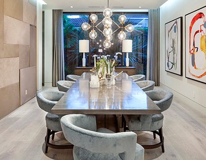Marc-Michaels Boca Raton Mid Century Modern Design Dining Table