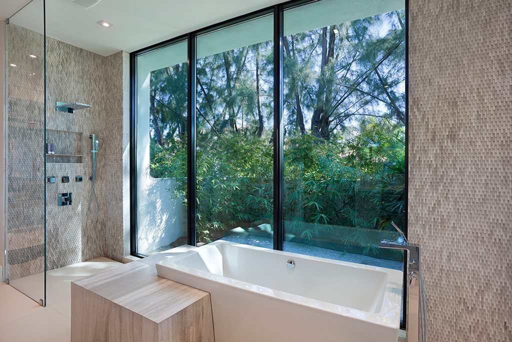 Mid Century Modern Design Master Bathroom