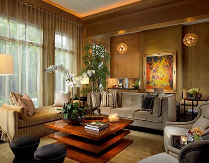 Mid Century Modern Design Living Room Warmth