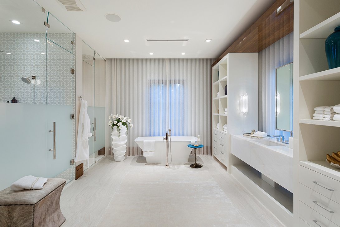 Marc-Michaels Contemporary Design Billionaire's Row Bath