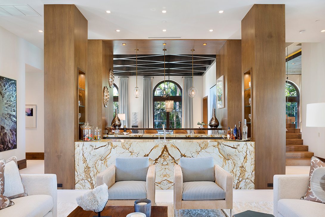 Marc-Michaels Contemporary Design Billionaire's Row Living Room