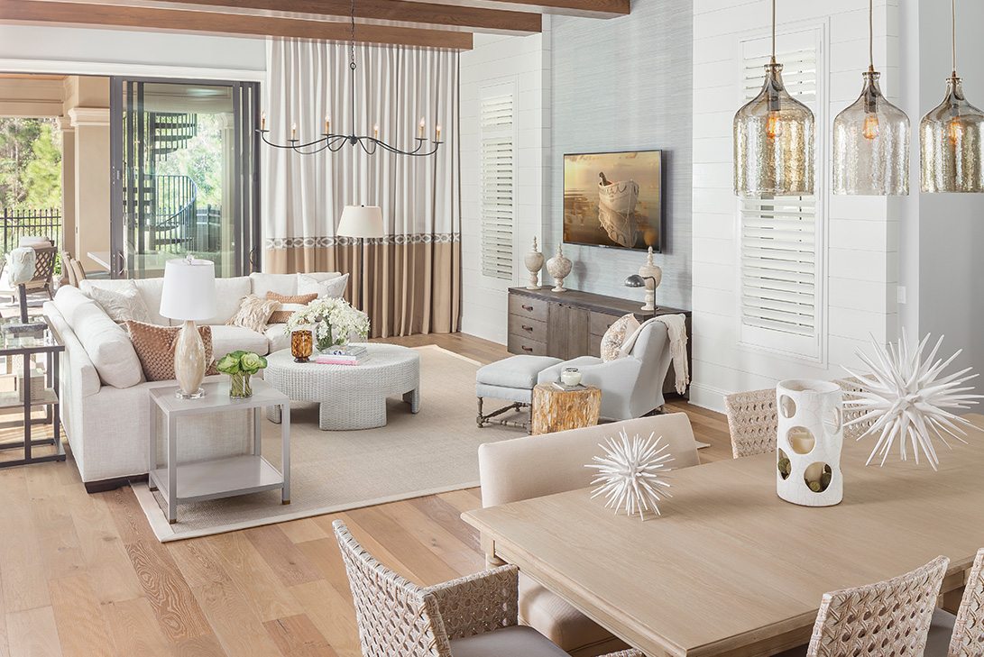 Marc-Michaels Golden Oak Design Living Room Space