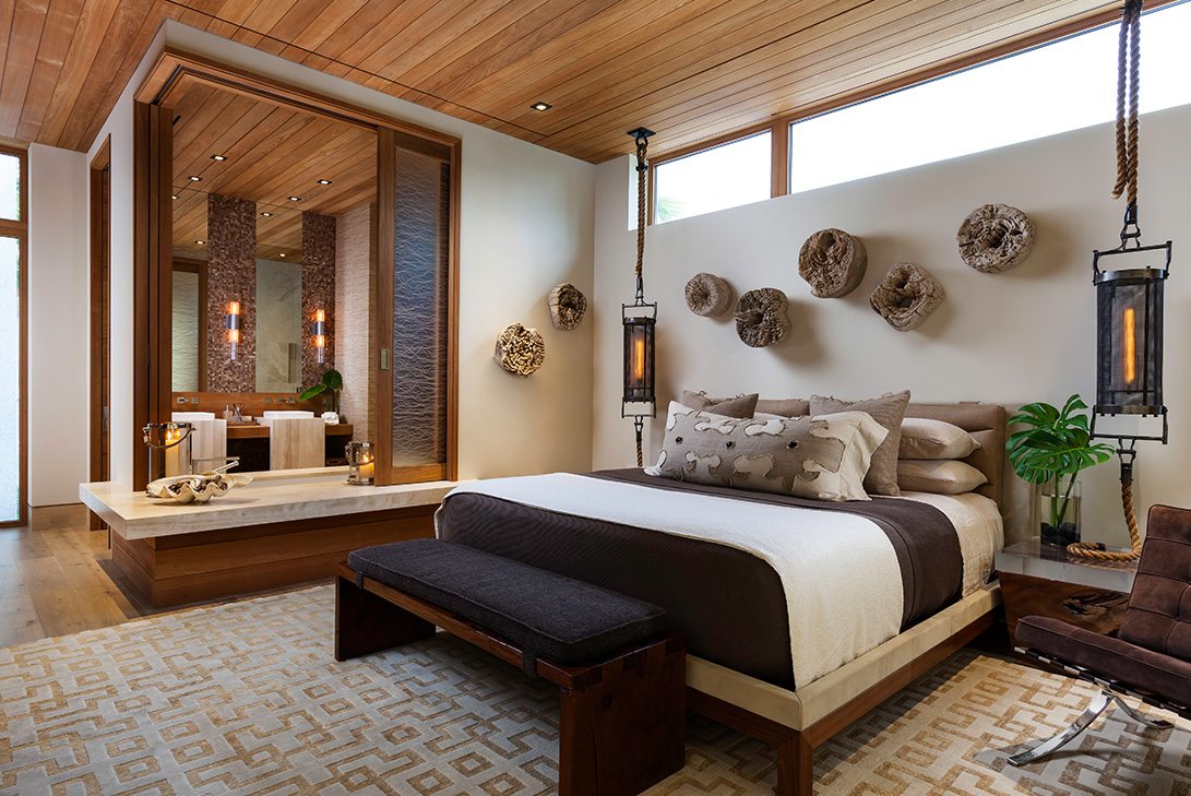 Marc-Michaels Modern Design Gulf Coast Estate Master Bedroom