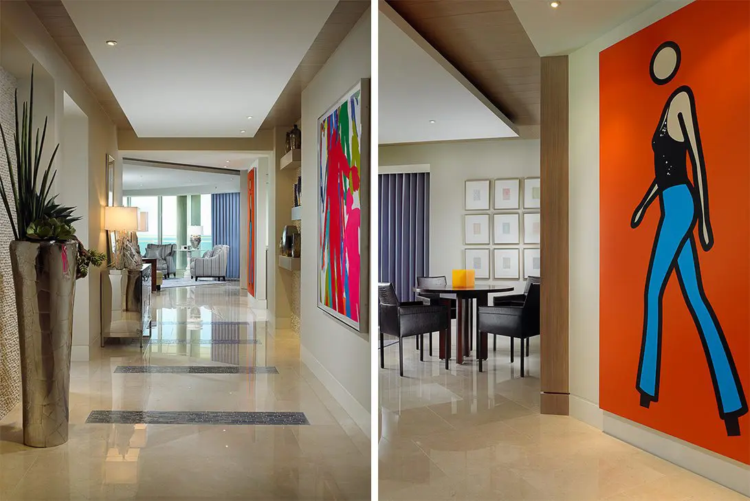 Marc-Michaels Mid Century Modern Design High Rise Condo Hallway