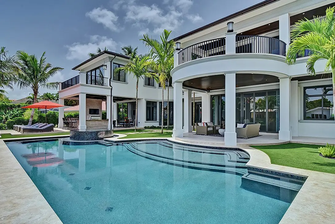 Marc-Michaels Transitional Design Royal Palm Boca Home Exterior