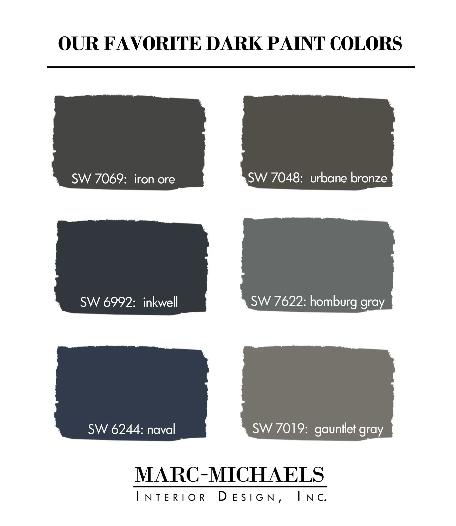 dark paint colors