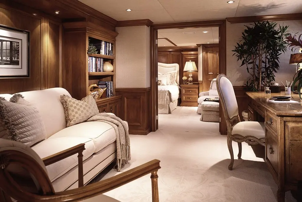 mega yacht interior