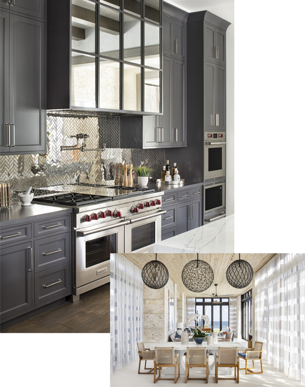 interior-designs-kitchen-and-dining-room Interior designs done by Marc-Michaels kitchen and Dining rooms in Palm Beach