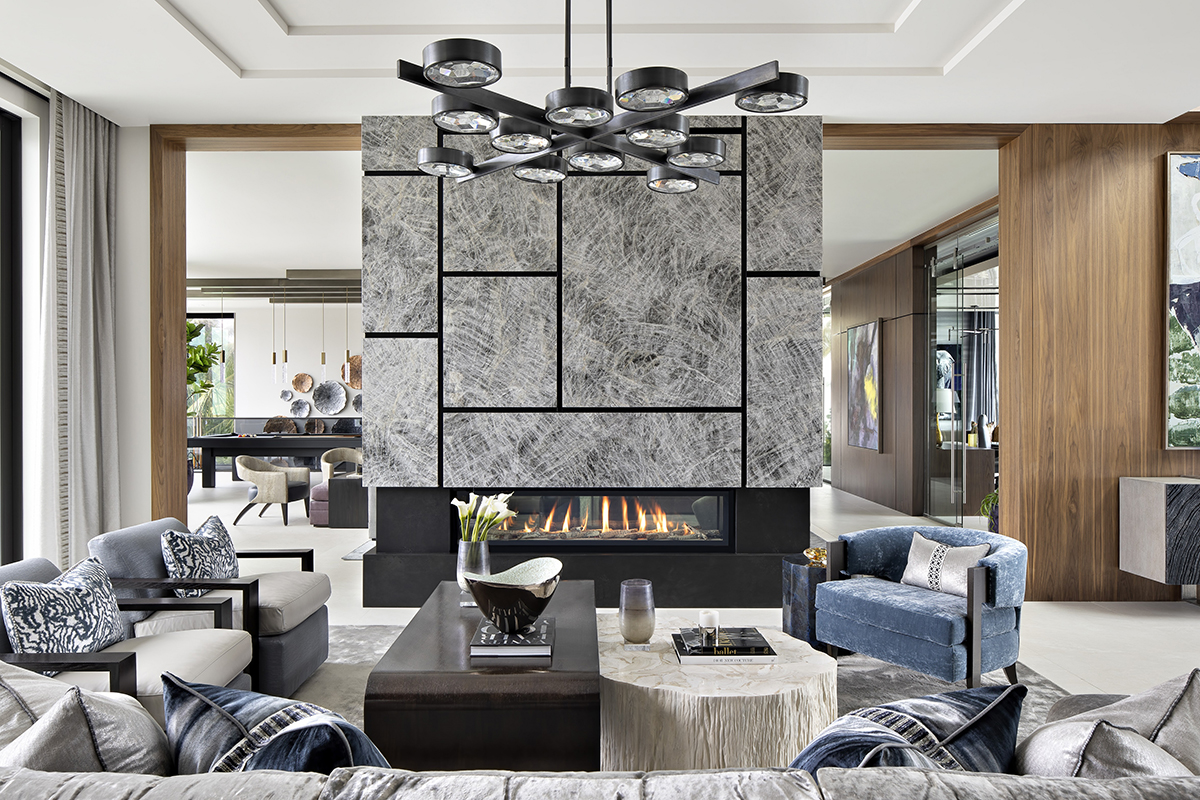 Fireplace design ideas - modern chic