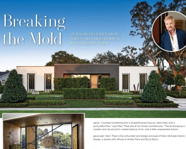 @marctheebrand featured in @floridadesign “Designers’ Own Homes” issue 📖 #feature #floridadesign #interiordesign