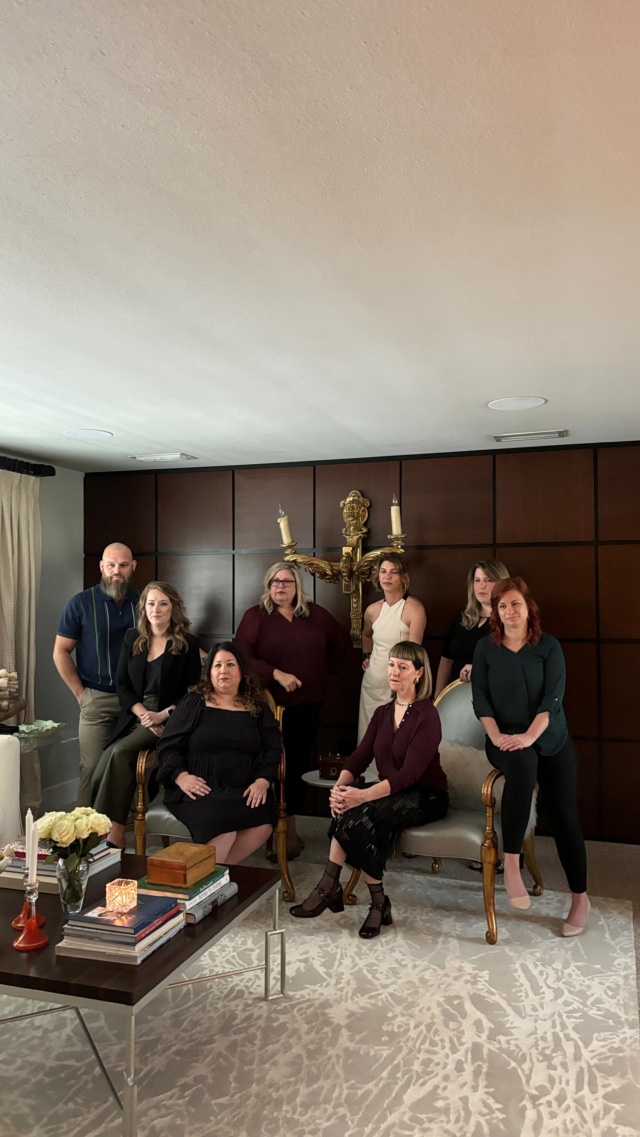 Our Executive and Senior Staff sure clean up nice 😍🔥 New headshots coming soon! #headshots #photoshoot #behindthescenes #interiordesign