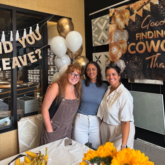 Saying goodbye to our favorite librarian, Ciara, the best way we know how- with ice cream! 🍨 Cheers to your next adventure, you will be SO missed at MMID 💛