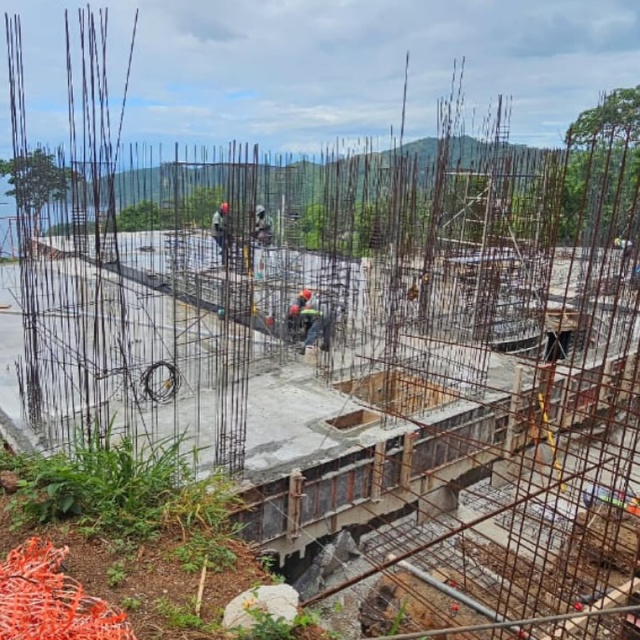 Gorgeous views from our project in Costa Rica! #Sitevisit #progress #construction #interiordesign #costarica