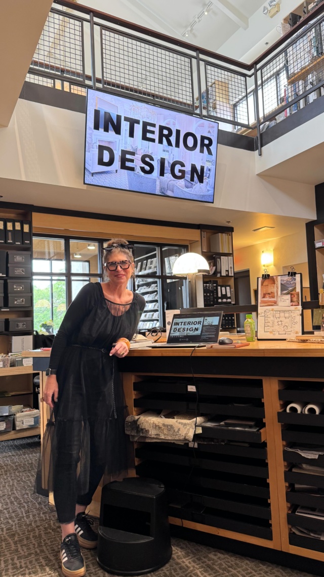 Future designers in the making ✨ We loved hosting the Girl Scouts for a Junior Designer workshop at MMID! Huge thank you to our amazing vendors: Four Hands, Kravet, Lori Weitzner, Janus et Cie, Dedon, and Opustone.