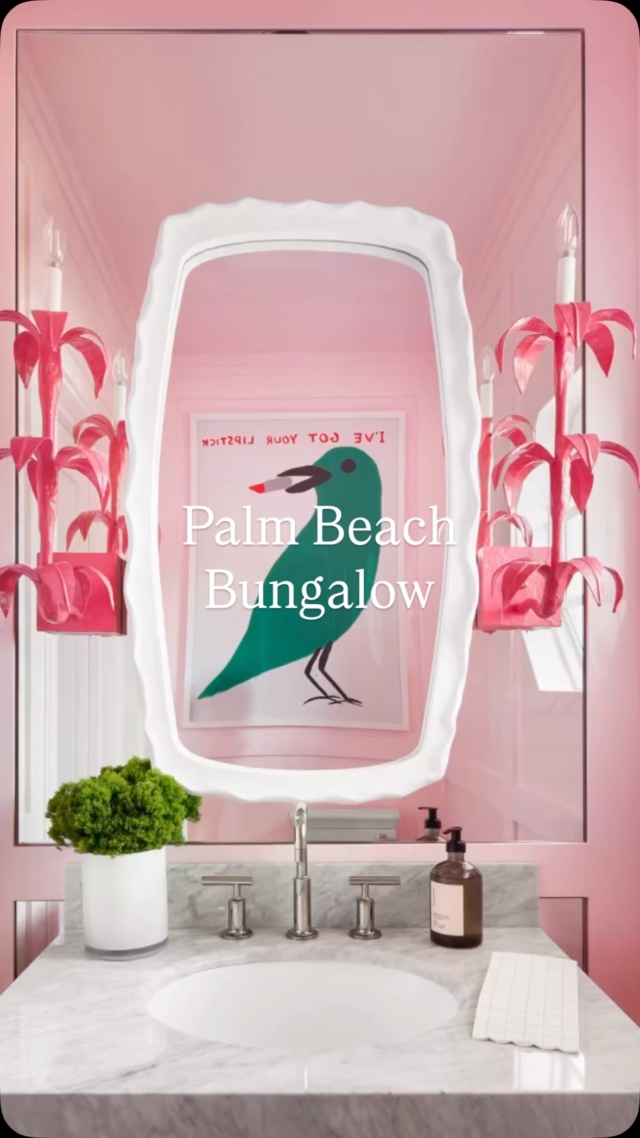 A little Palm Beach, a lot of personality! Classic to its core, but never boring - our clients wanted a home that blended timeless Palm Beach style with bold color and a whole lot of character.