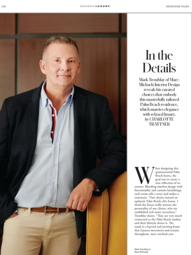 Thank you @mlpalmbeach @modernluxury for showcasing this amazing Palm Beach residence with personality!