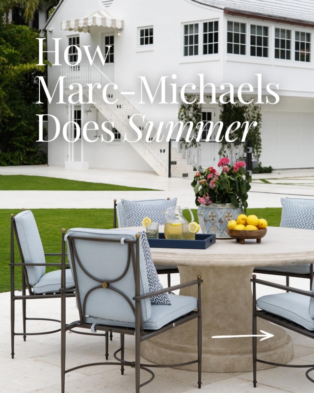 Summer favorites, curated by the Marc-Michaels design team. Swipe to see our top picks of the season.