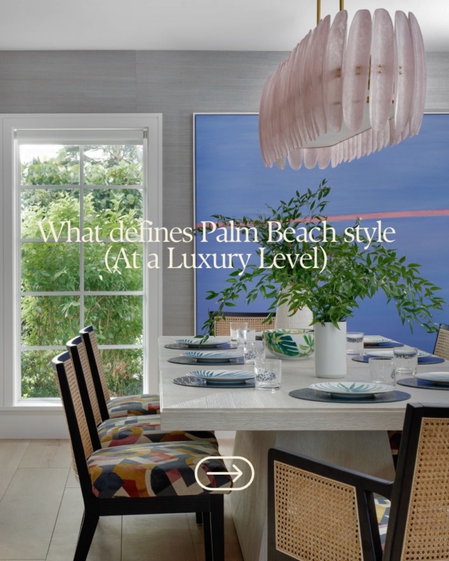 Palm Beach style. Relaxed, but never careless