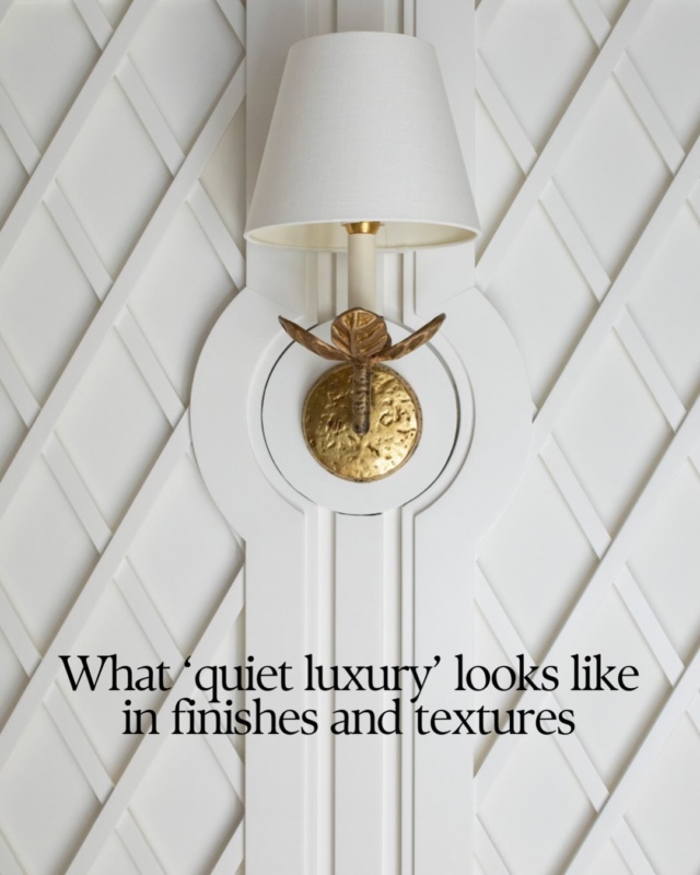 Quiet luxury isn’t minimal. It’s considered