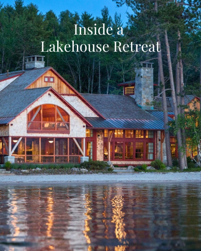 Designed for long weekends at the lake.