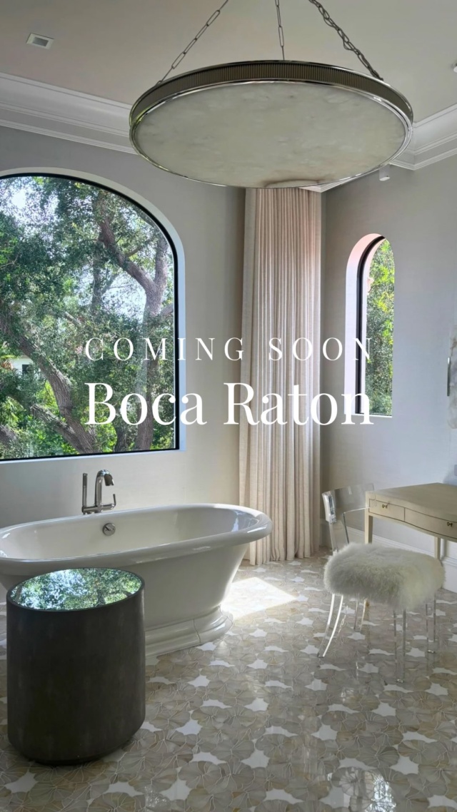 Our newest Boca Raton project: elevated textures, thoughtful details, every layer intentionally curated.