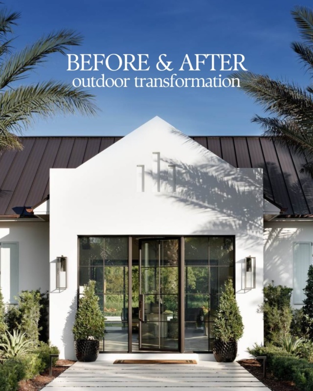 Great outdoor spaces don’t happen by accident - swipe for before and after