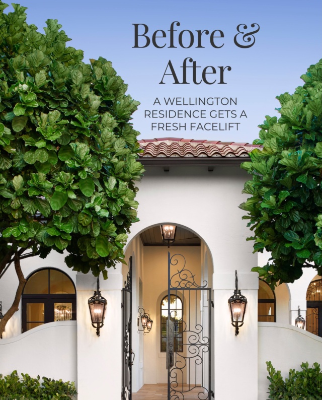 Luxury living in the heart of horse country. Swipe to see how we transformed this classic Wellington, FL residence.
