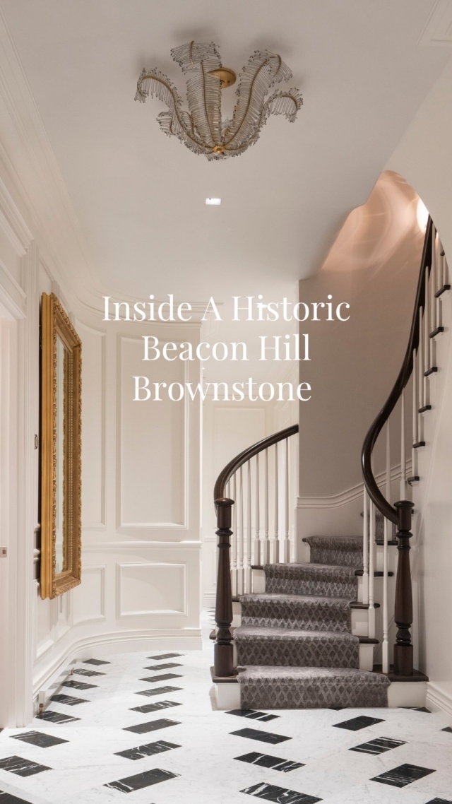 We refreshed a historic brownstone in one of Boston’s most exclusive neighborhoods with a charming mix of old and new.
