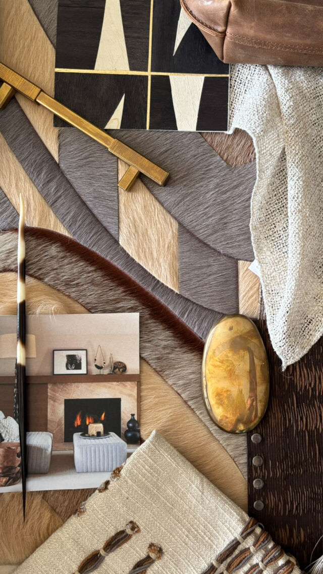 Worn leather, woven texture, a whole lot of warmth. Our take on the Wild West.